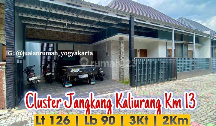 Rumah Melebar Dalam Cluster Di Jangkang Kaliurang Km 13 Sleman Dekat Pasar Jangkang Dan Uii Terpadu 1