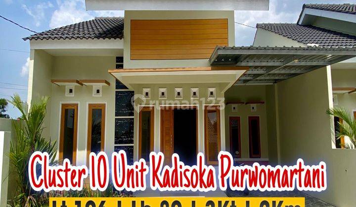 Rumah Baru Dalam Cluster 10 Unit Di Kadisoka Purwomartani Kalasan Sleman Rumah Baru SHM - Sertifikat Hak Milik di Kalasan 1