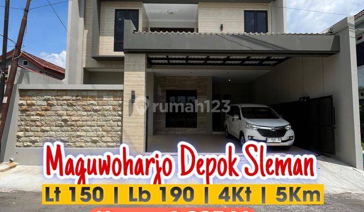 Rumag Hook 2 Lantai Dekat Jalan Raya Di Maguwoharjo Depok Sleman Dekat Kampus Unriyo Rumah Baru SHM - Sertifikat Hak Milik di Depok 1