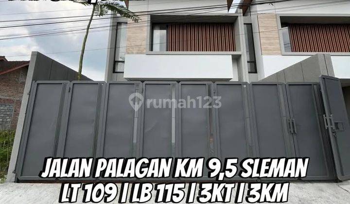 Rumah 2 Lantai Di Jalan Palagan Km 9,5 Ngaglik Sleman Dekat Pasar Rejondani 1