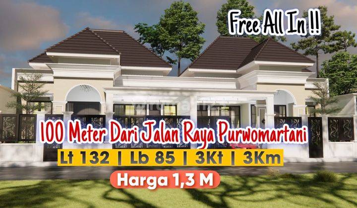 Rumah Proses Bangun Dalam Cluster Di Purwomartani Dekat Swalayan Pamella 7. 100 Meter Saja Dari Jalan Raya Purwomartank 1