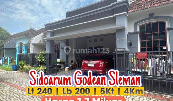 Rumah Dengan Luasan Tanah Besar Dalam Perum Sidoarum Bantulan Godean Rumah Bagus SHM - Sertifikat Hak Milik di Sidoarum 1