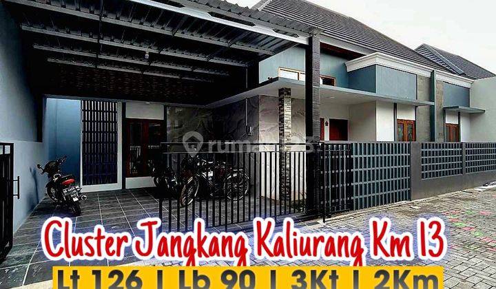 Rumah Melebar Dalam Cluster Perumahan Di Jangkang Kaliurang Km 13 Dekat Uii Terpadu Dan Pasar Jangkang 1