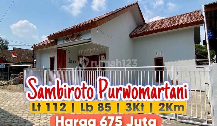 Rumah Baru Di Sambiroto Purwomartani Kalasan Sleman Rumah Baru SHM - Sertifikat Hak Milik di Kalasan 1