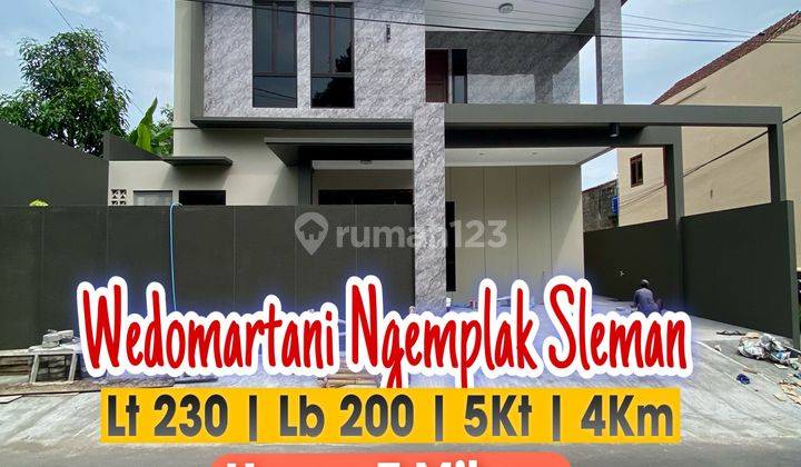 Rumah Mewah 2 Lantai Dekat Jogjabay Waterpark Di Wedomartani Ngemplak Sleman Rumah Baru SHM - Sertifikat Hak Milik di Ngemplak 1