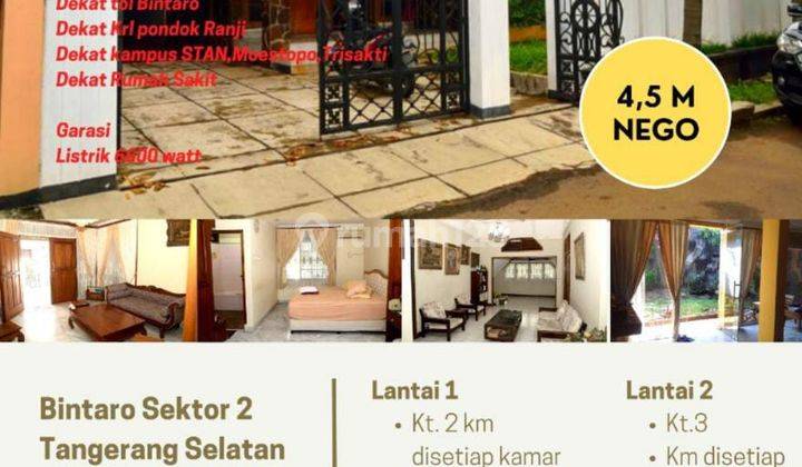 Dijual Rumah sektor 2 Bintaro Jaya  1