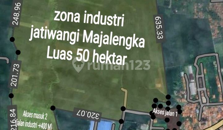 Dijual Lahan Zona Industri Majalengka 1