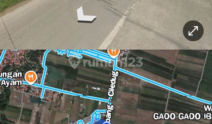 Dijual Tanah Kosong Strategis Nempel Jl Kabupaten 