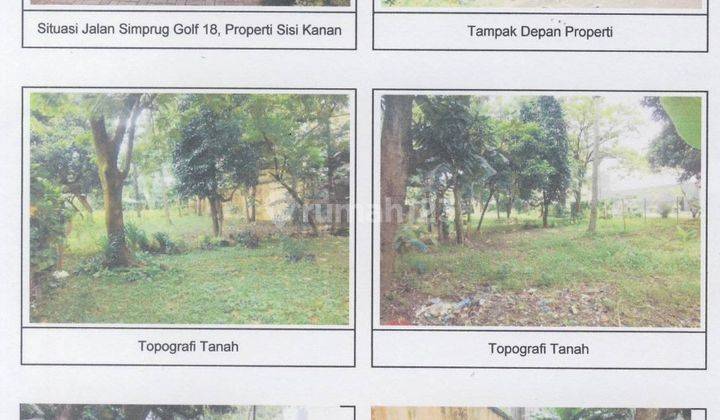 Tanah Di Simprung Golf / Arteri Pondok Indah Jakarta Selatan 2