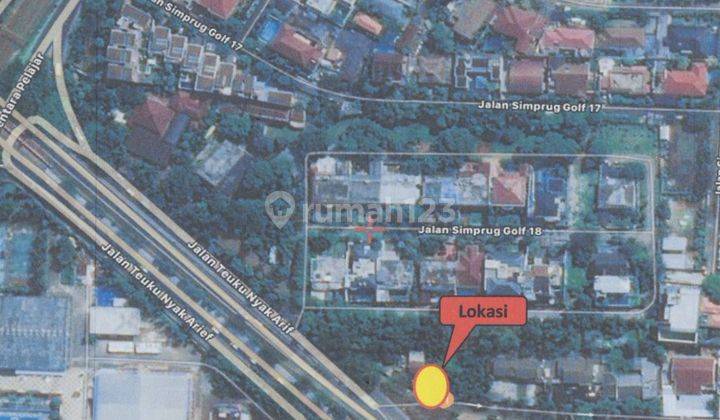 Tanah Di Simprung Golf / Arteri Pondok Indah Jakarta Selatan 3
