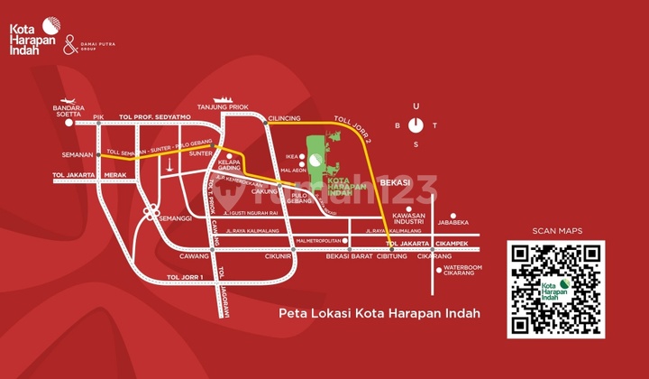 Ruko Lavanya 3lt di Harapan Indah Bekasi - Cocok Untuk Usaha! 2