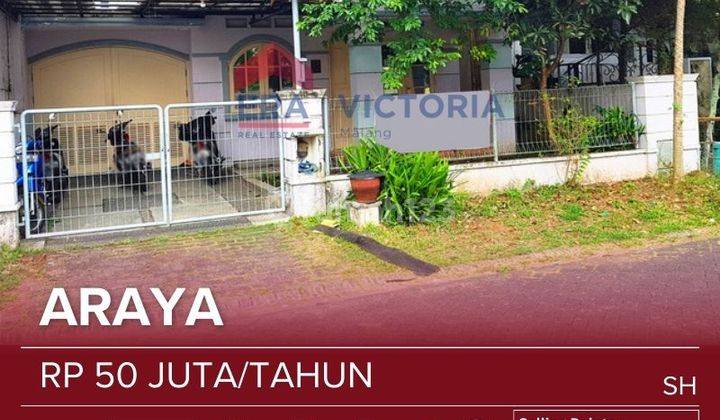 Disewakan rumah lokasi Araya Kota Malang 2