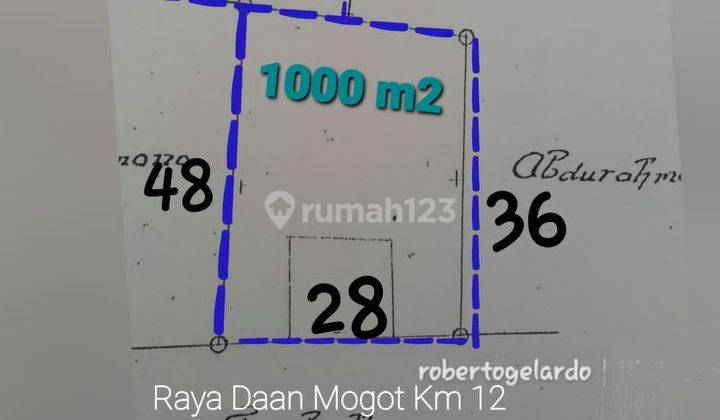 Tanah COCOK buat SHOWROOM, BENGKEL, HOTEL, KANTOR