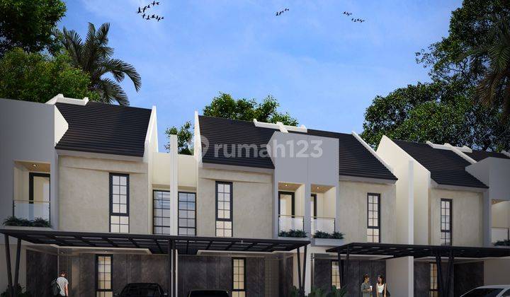 Rumah Villa Dua Lantai Selangkah Ke Jtp2, Ada Fasilitas Sewa Kelola Cuan Banget 1