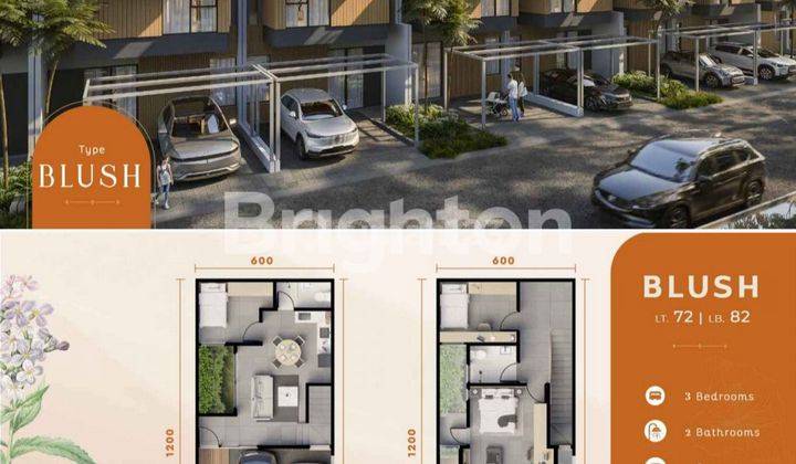 RUMAH 2 LANTAI ANWA RESIDENCE BINTARO CLUSTER ACHILLEA TIPE BLUSH 1