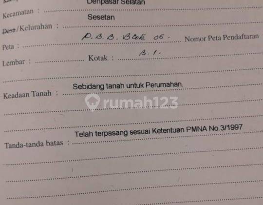 TANAH 1,5 ARE KERTA BEDULU SIDAKARYA DENSEL 2