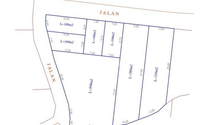 TANAH TAMAN MUMBUL 598 M² REAL ESTATE TAMAN MUMBUL NUSADUA BALI 2