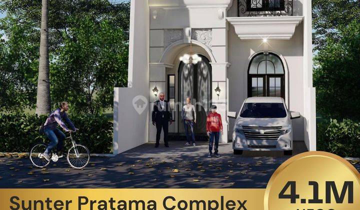 Rumah Baru Classic Eropa 2 Lantai di Sunter Pratama Jakarta Utara  1