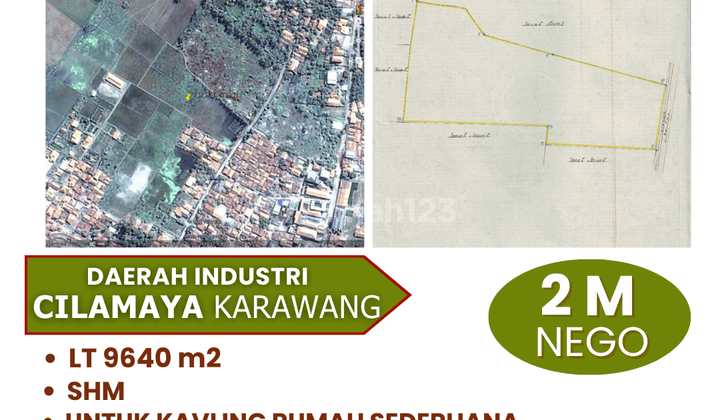 Tanah Luas Strategis di Kawasan Industri Cilamaya Karawang 2