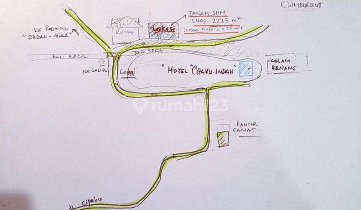 Tanah Murah Bawah Pasar Strategis di Cipaku Indah Setiabudi Bdg 2