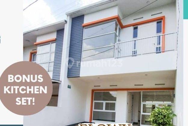 Sewa Rumah 2 Lt Startegis di Sembrani Residence Arcamanik Bandung 1