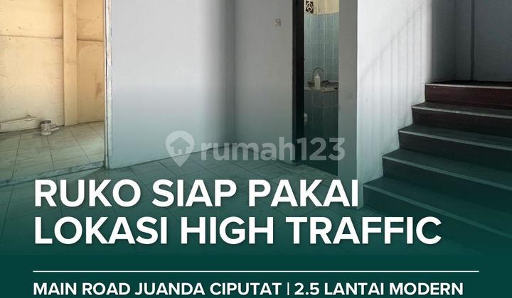 For Rent 2-Story Shop House in Busy Area Juanda East Ciputat Rempoa Tangerang 2