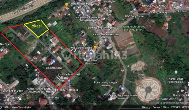 Tanah Kavling Luas Cocok Jadi Perum Kecil di Ngamprah Padalarang