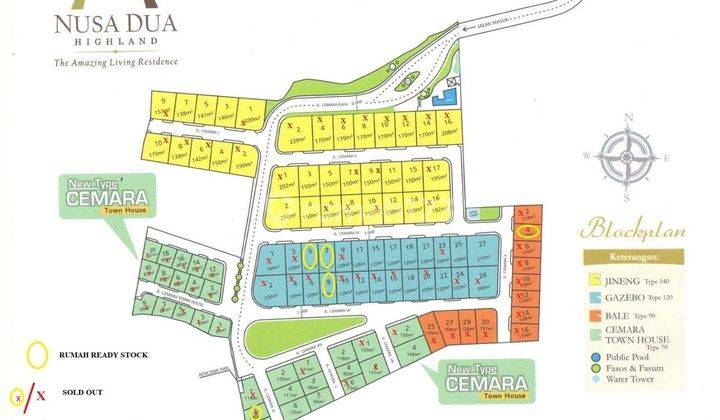 For Sale Land Jual Kavling di Cluster Nusa Dua Highland Bali 2