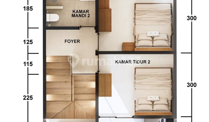 Modern Tropical Cluster Indent House in Central Tabanan City Near Canggu Munggu Denpasar 2