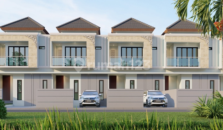Modern 3-Bedroom House in One Gate System Cluster with Rice Field View in Sading, Badung Modern 3-Bedroom House in One Gate System Cluster with Rice Field View in Sading, Badung