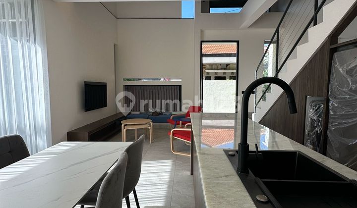 For Sale Villa Japandi 3 Bedroom Fully Furnished In Kerobokan Semer Badung [D4n]