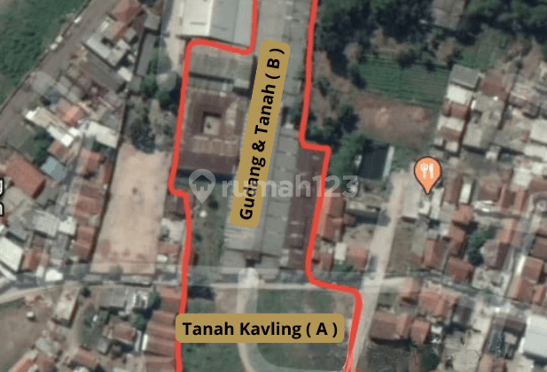 Tanah  Pinggir Jalan Raya Cocok Untuk Ruko, Gudang, Cluster Dll 2