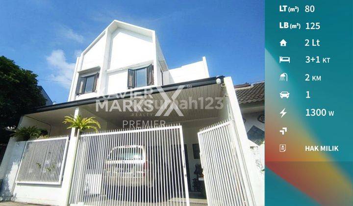 Rumah 2 Lantai Minimalis Modern di Jl Ikan ikan Malang 1