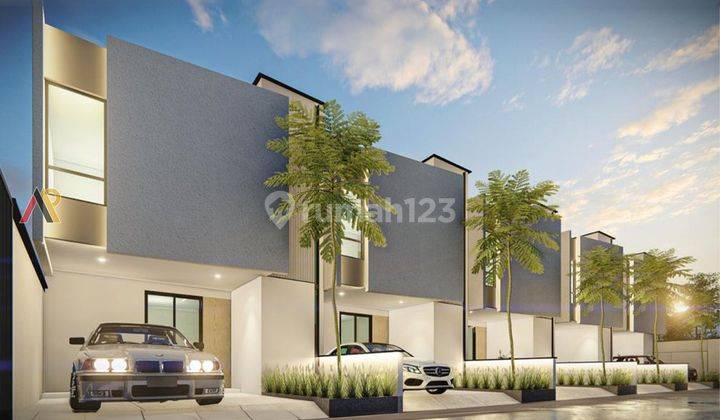 Rumah Modern Tropical 3 Lantai Condet Kramat Jati Jakarta Timur 1
