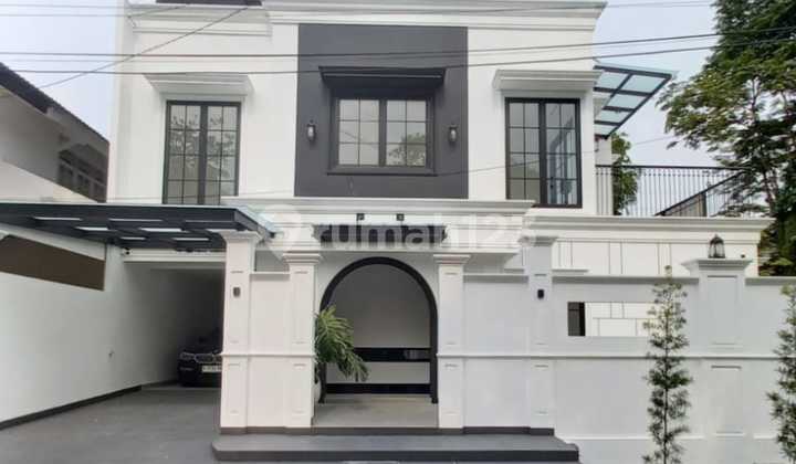 New House in Bintaro Jaya, Swimming Pool, Semi-Furnished, Near Bxc