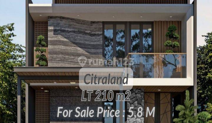 Dijual Rumah Baru Citraland Minimalis Modern 1