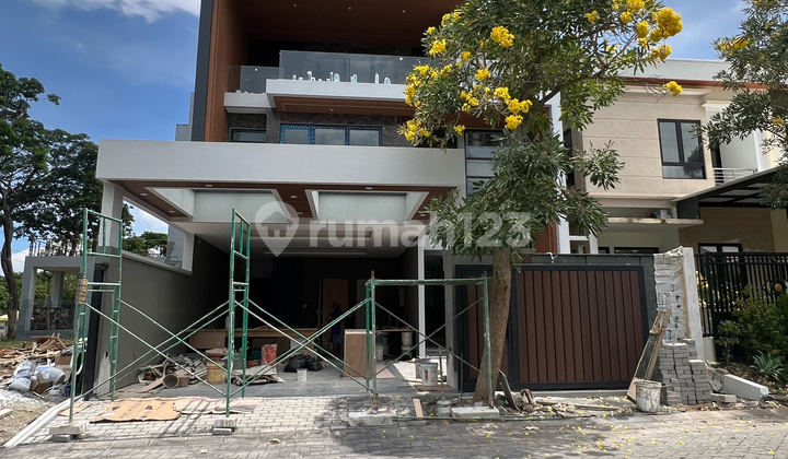 3-story luxury house with a private elevator