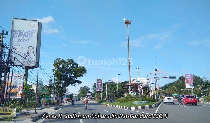 Tanah di Area Sudirman. 4 Menit Ke Bandara Ssq Ii, Pekanbaru