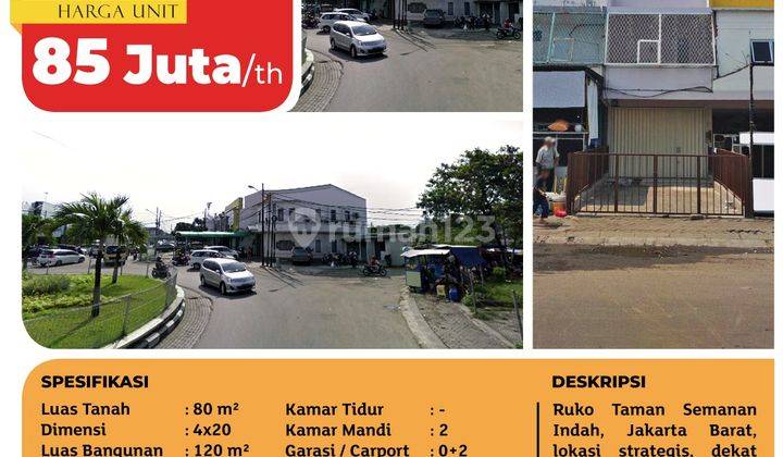 Disewakan Cepat Ruko Semanan Indah, Cengkareng, Jakarta Barat 1