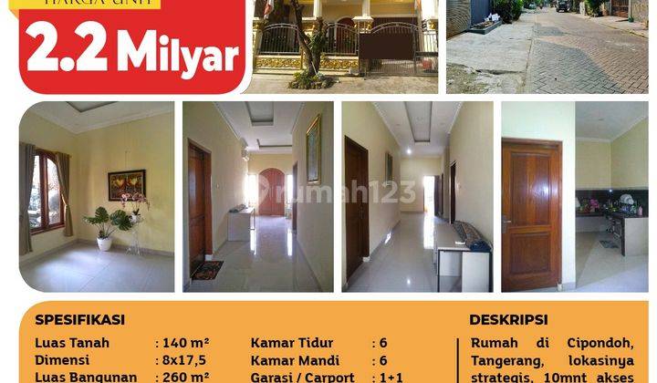 Dijual Cepat Rumah Cipondoh, Puri Dewata, Tangerang 2