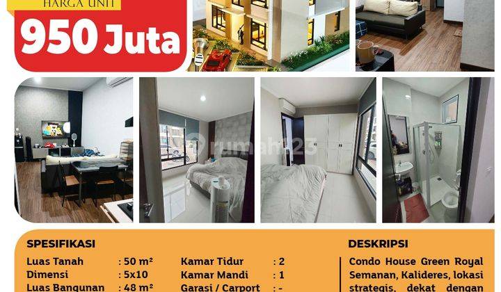 Dijual Cepat Condo House Green Royal Semanan, Jakarta Barat 2