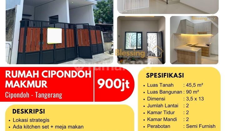 Dijual Cepat! Rumah Cipondoh Makmur, Cipondoh, Tangerang Dijual Cepat! Rumah Cipondoh Makmur, Cipondoh, Tangerang
