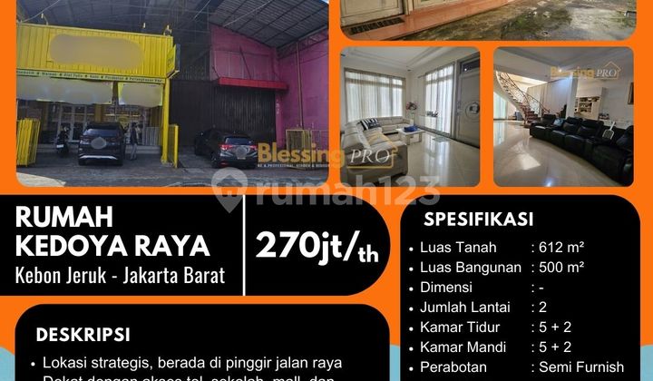Disewakan Cepat Ruang Usaha Semi Rumah Kedoya Raya, Jakarta Barat Disewakan Cepat Ruang Usaha Semi Rumah Kedoya Raya, Jakarta Barat