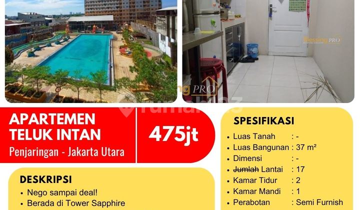Dijual Cepat Apartemen Teluk Intan, Penjaringan, Jakarta Utara 1