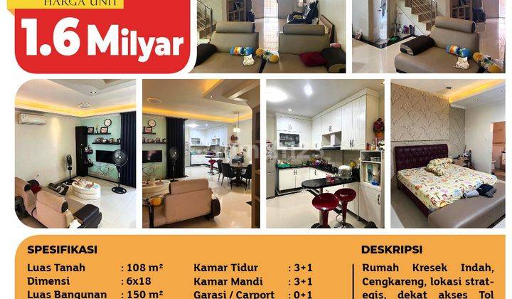 Dijual Cepat Rumah Minimalis Kresek Raya, Jakarta Barat 2