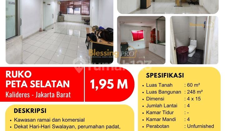BU !!! Dijual Cepat Ruko Jl. Peta Selatan, Jakarta Barat BU !!! Dijual Cepat Ruko Jl. Peta Selatan, Jakarta Barat