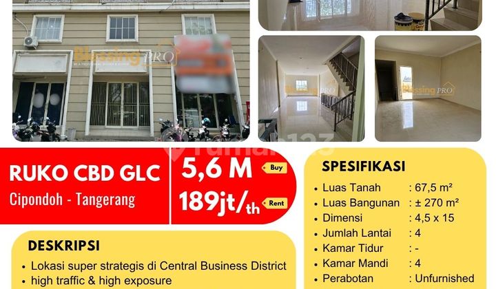 Fast Rental Shop House CBD Green Lake City, Unfurnished, Cipondoh, Tangerang Fast Rental Shop House CBD Green Lake City, Unfurnished, Cipondoh, Tangerang