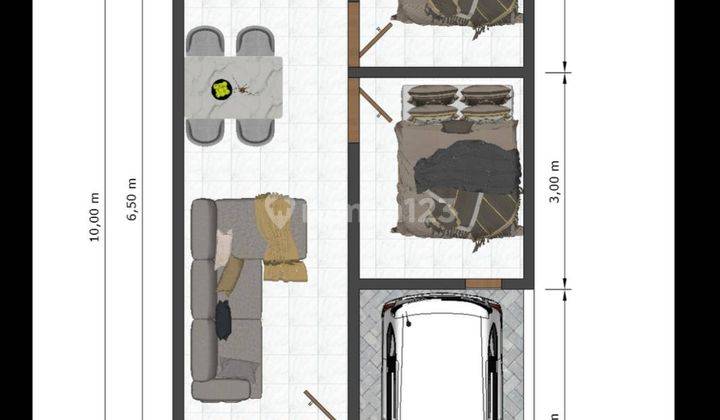 Dijual cepat rumah mewah free design lokasi bebas banjir  2