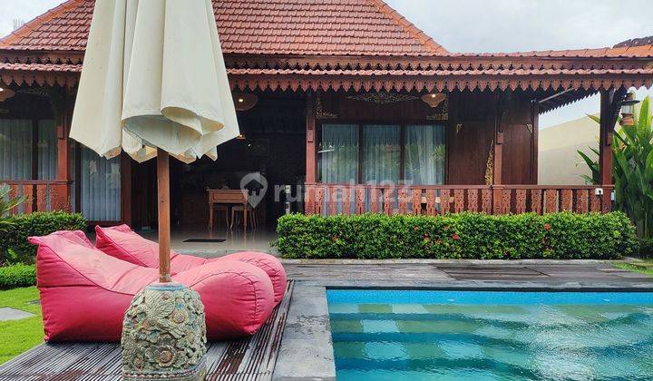 The Classic Style 2br Villa Furnish For Rent At Canggu  2