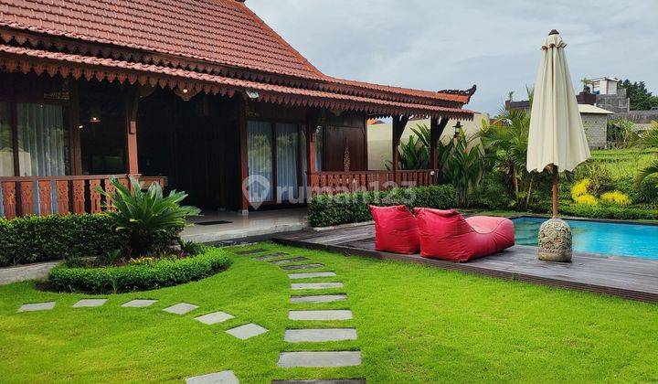 The Classic Style 2br Villa Furnish For Rent At Canggu  1